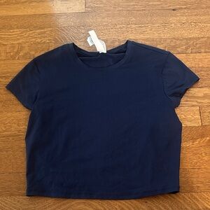 Alo Crop Finesse Short Sleeve